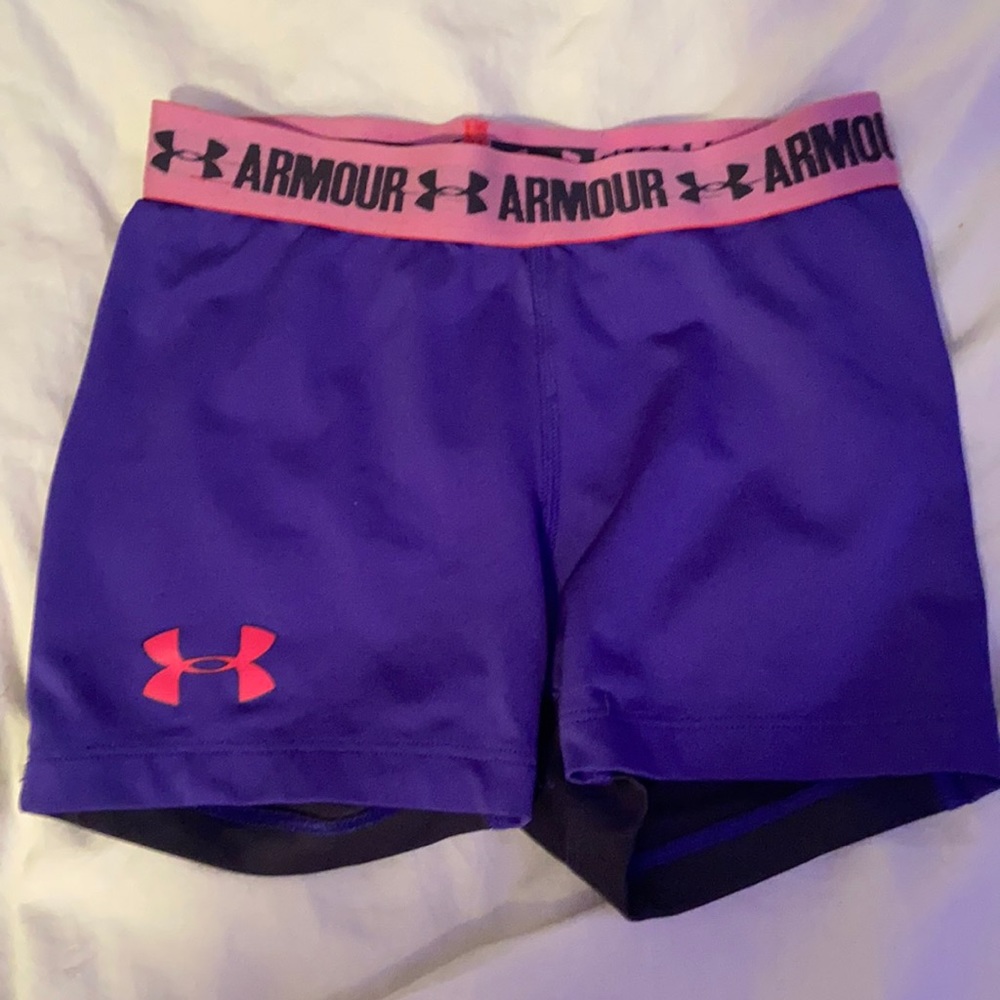 girls under armour spandex